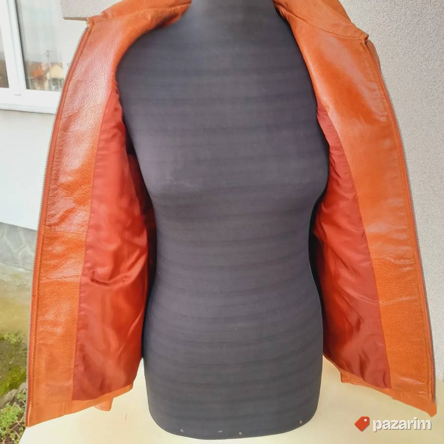 Kožna unisex jakna od prevrnute kože vel36 3