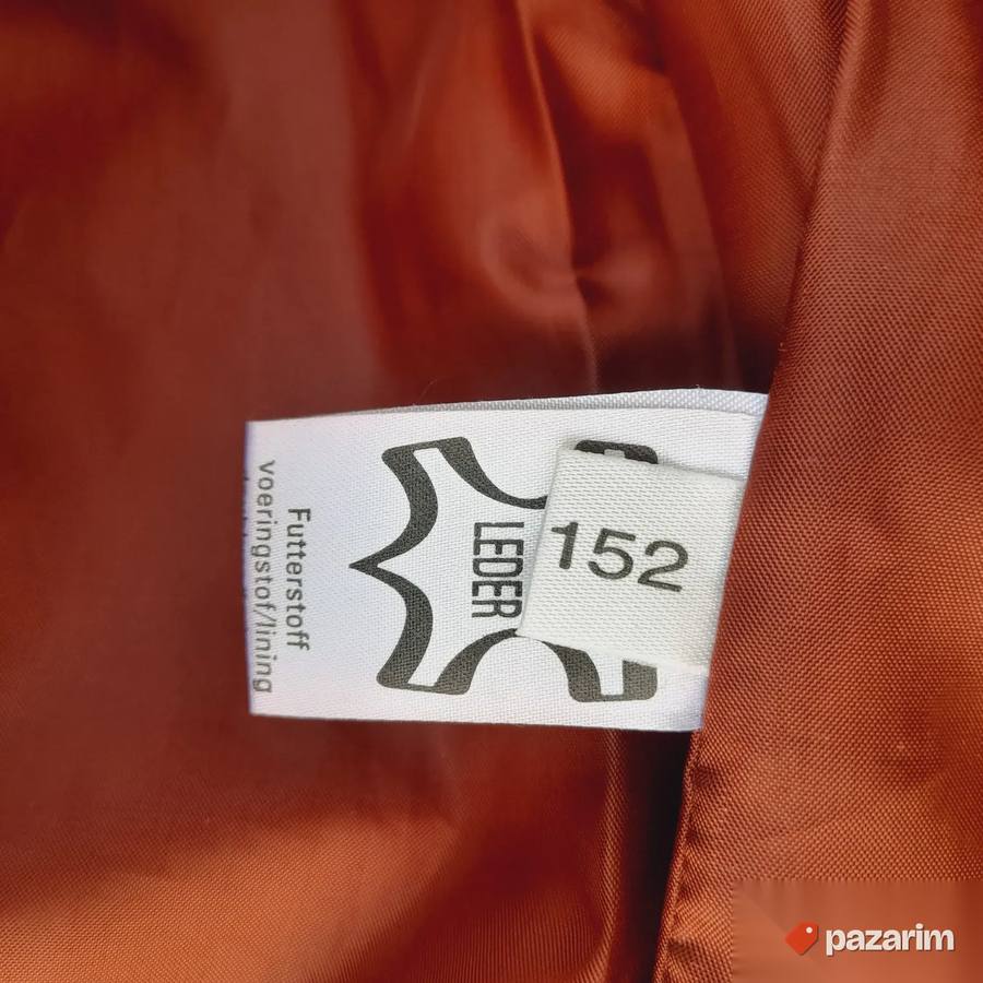 Kožna unisex jakna od prevrnute kože vel36 8