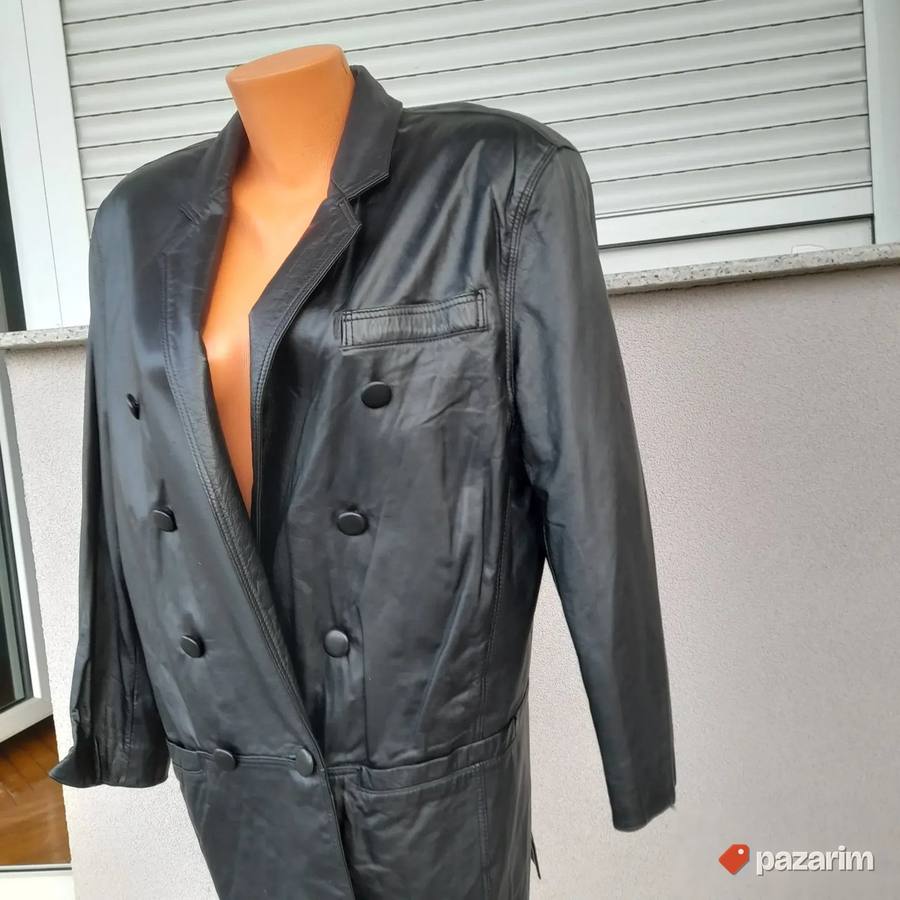 Ženska vintidž kožna jakna br 36 2
