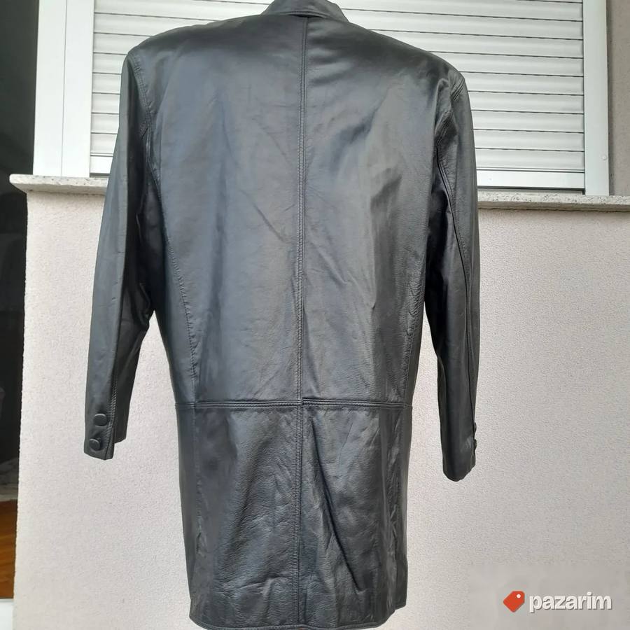 Ženska vintidž kožna jakna br 36 4
