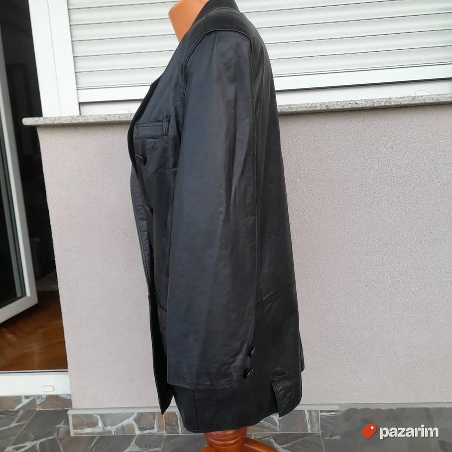 Ženska vintidž kožna jakna br 36 6