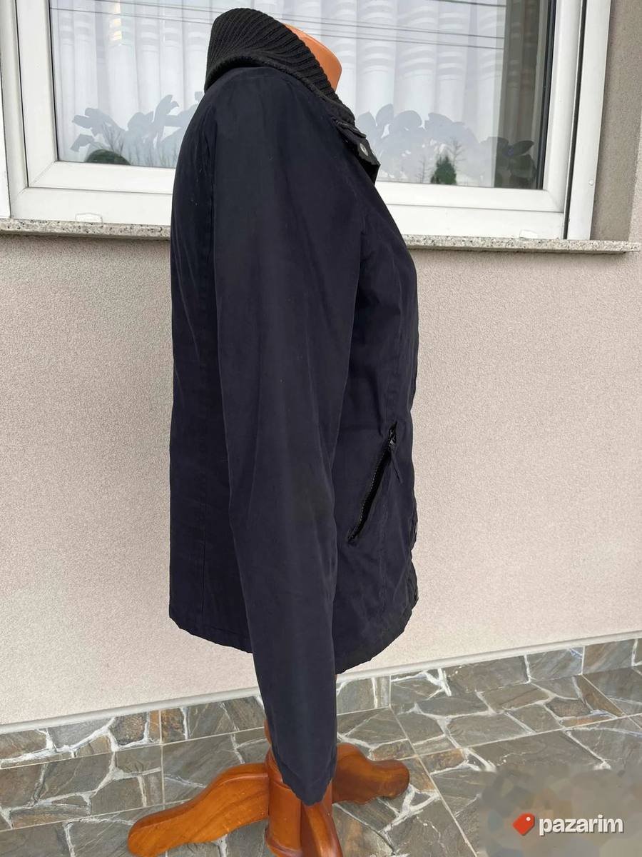 zenska crna jakna za prelazno vreme broj 38 3