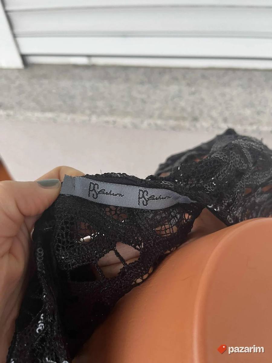 svecana crna bluza PS Fashion 5