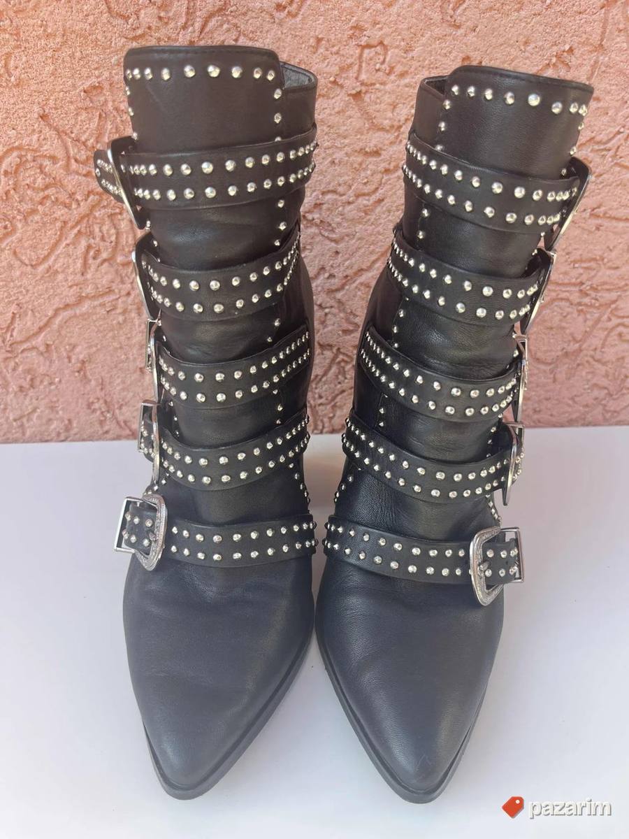Steve Madden kozne cizme sa nitnama 37 6
