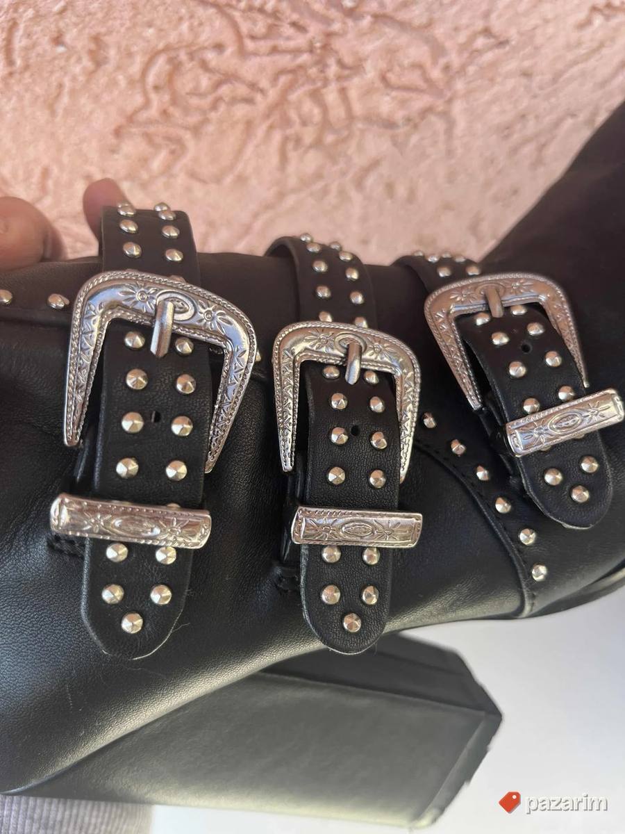 Steve Madden kozne cizme sa nitnama 37 7