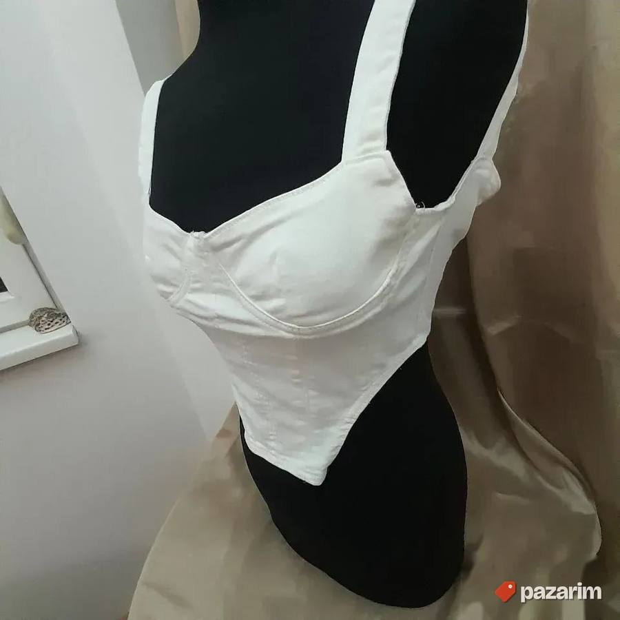 Beli Zara top od teksasa vel S 3