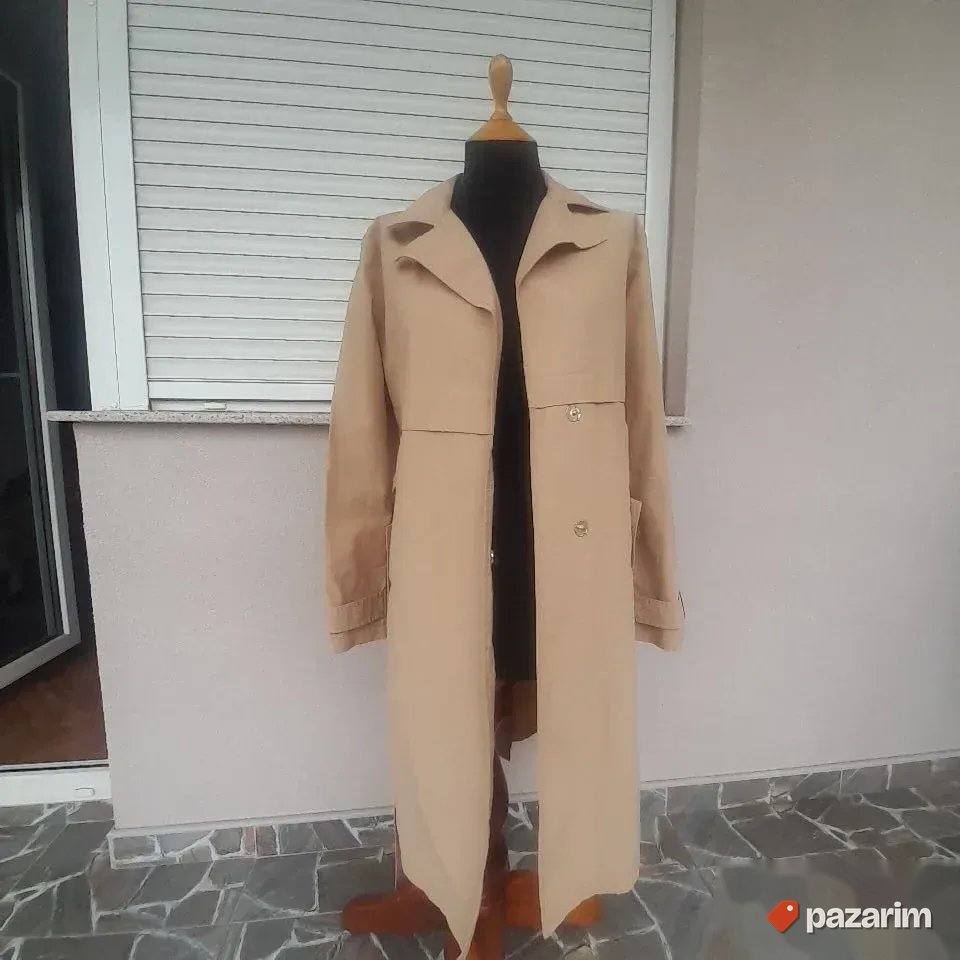 Ženski bež mantil br 38 1