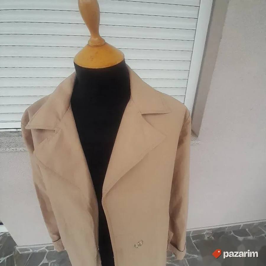 Ženski bež mantil br 38 4