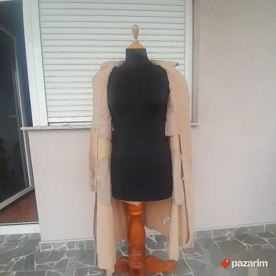 Ženski bež mantil br 38 7