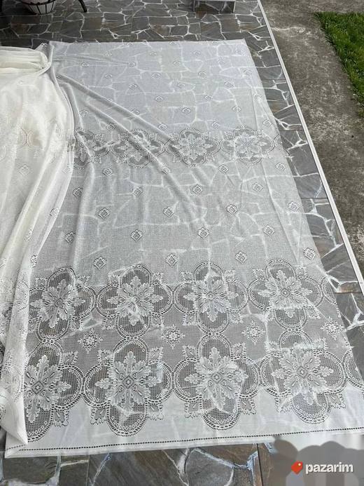 Bež zavesa sa bordurom 7,20x2,25met