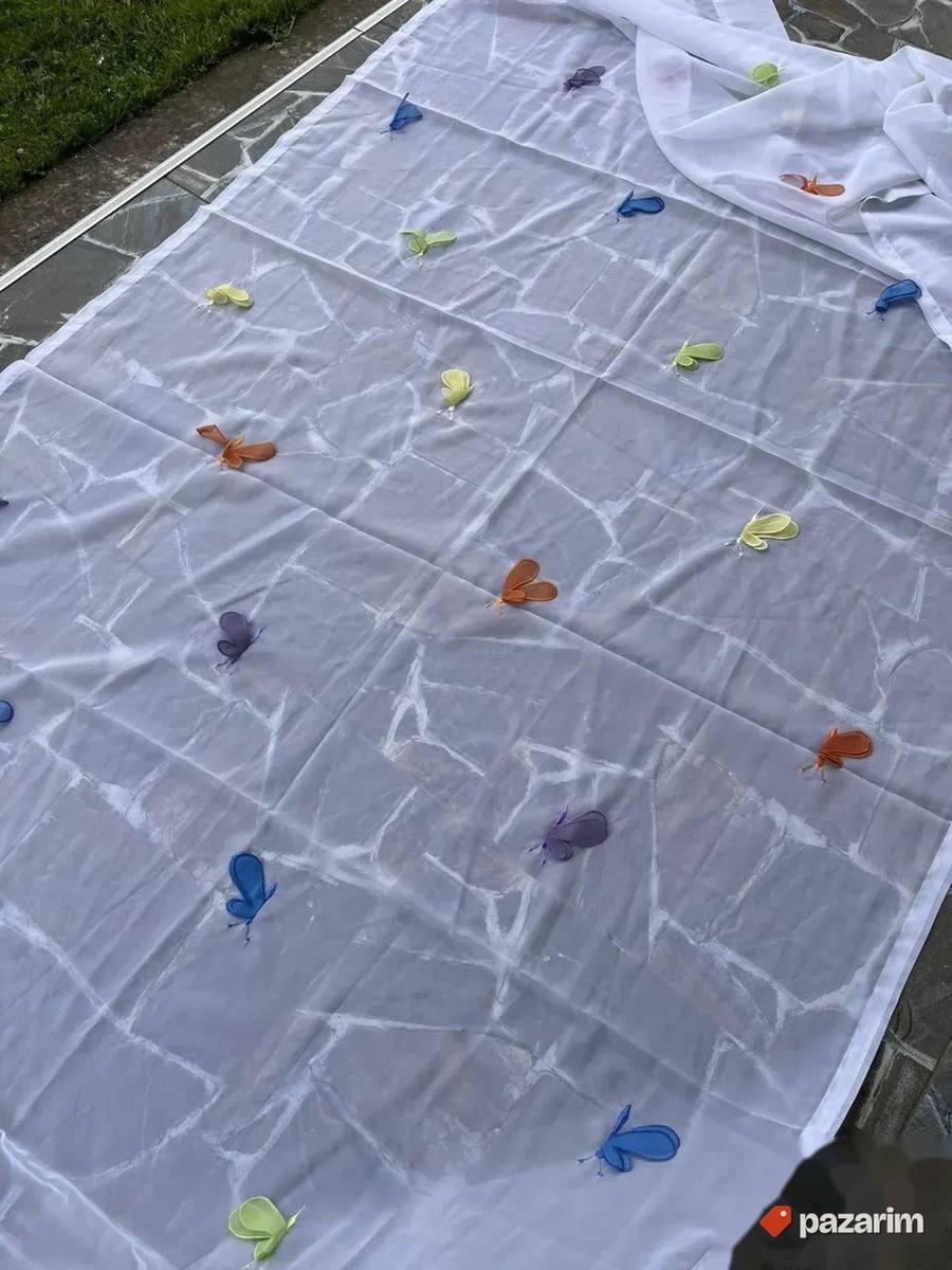 Zavesa za dečiju sobu sa leptirićima 2