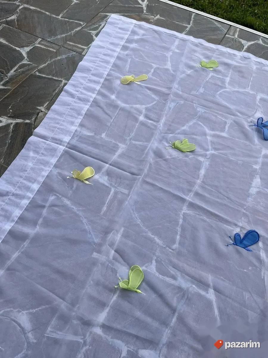 Zavesa za dečiju sobu sa leptirićima 3