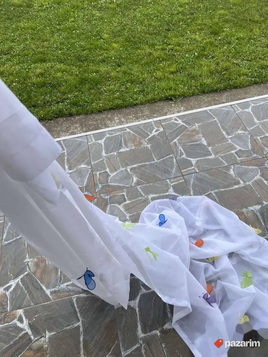 Zavesa za dečiju sobu sa leptirićima 8