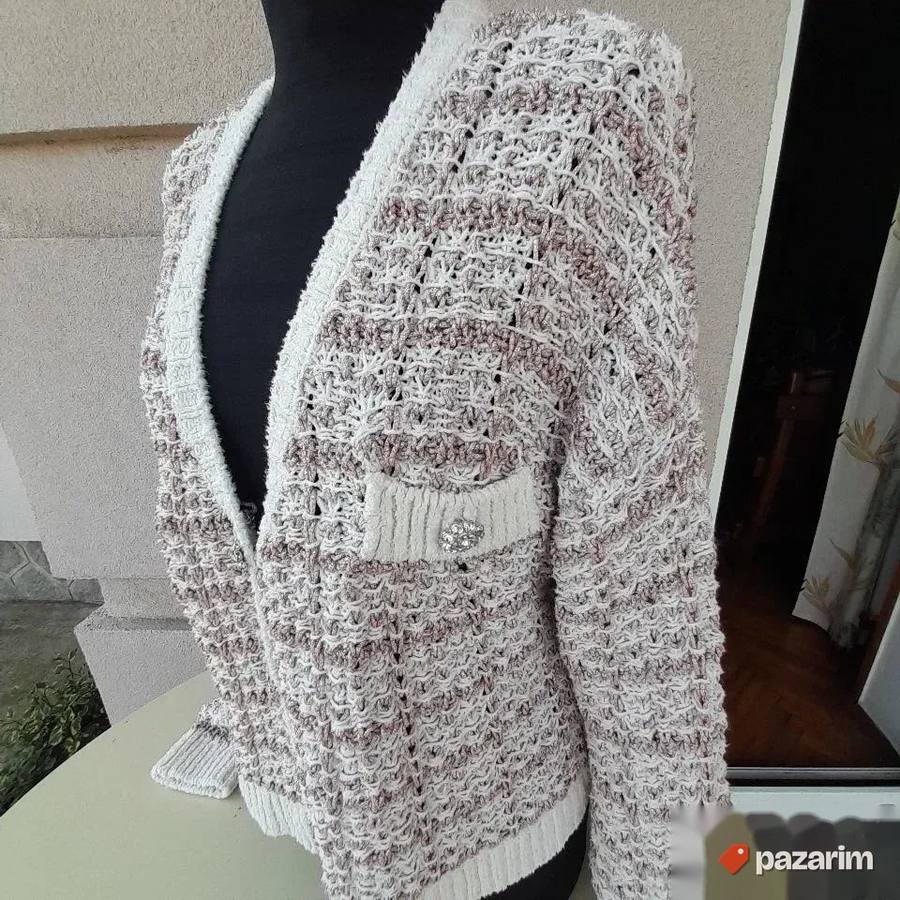 Zara ženski džemper sa lameom vel S 2