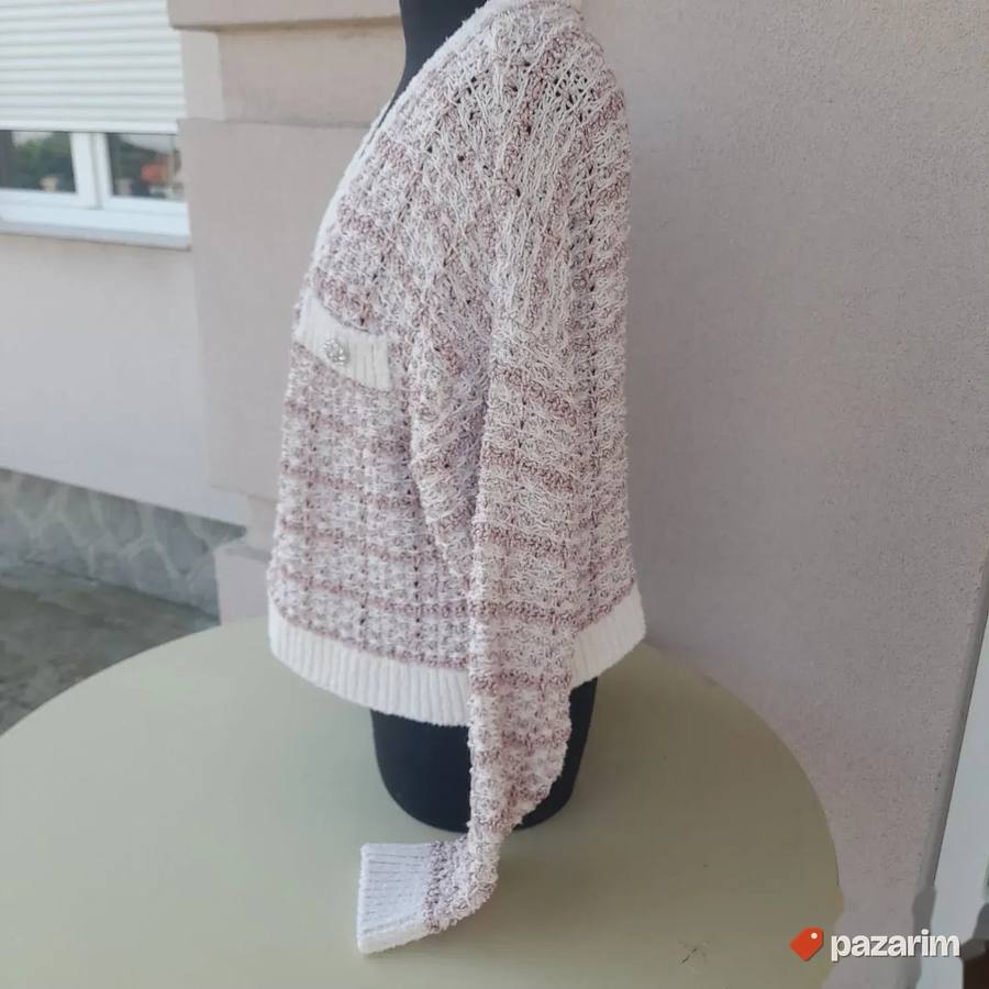 Zara ženski džemper sa lameom vel S 3