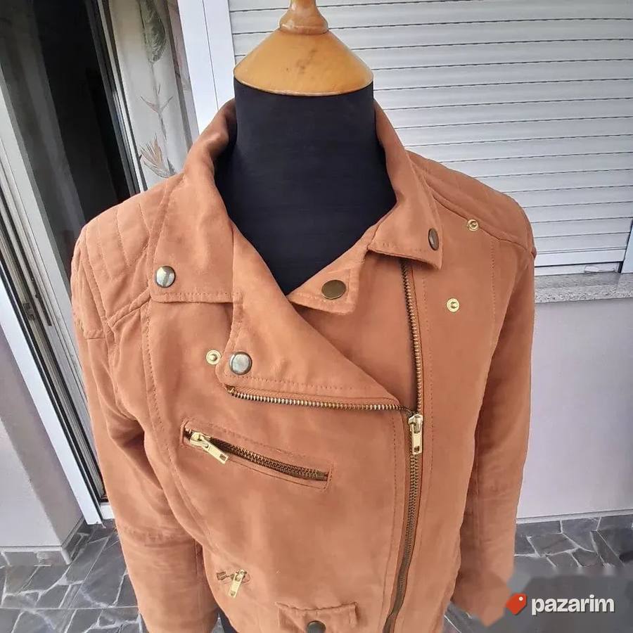 kraća jakna od eko kože br 42 5