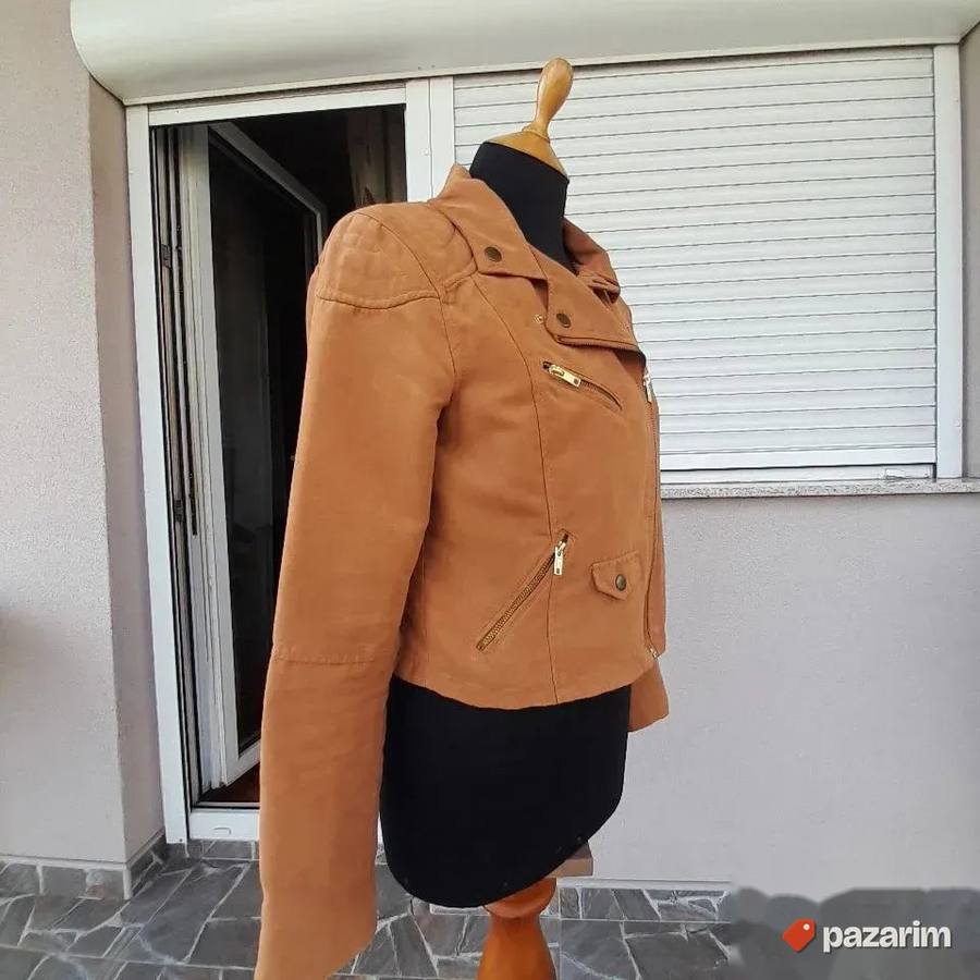 kraća jakna od eko kože br 42 8