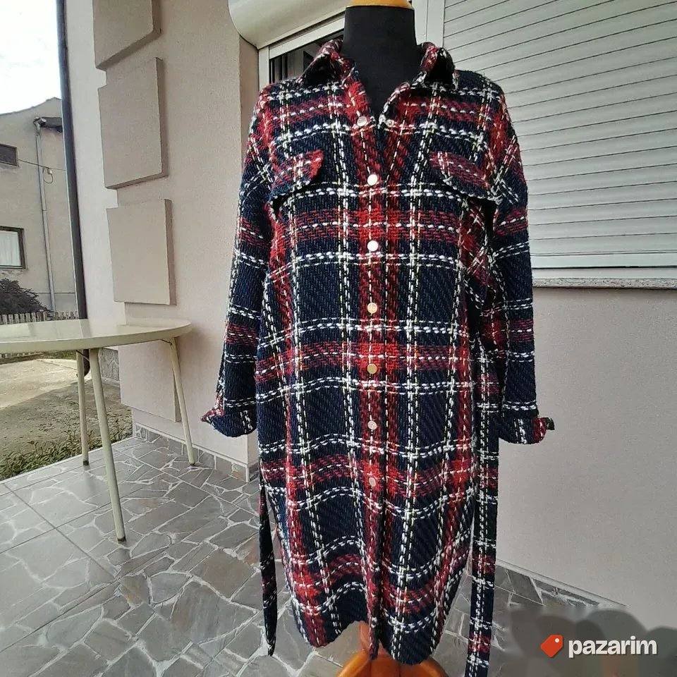 Jakna-košulja u karo dezenu br 36 1