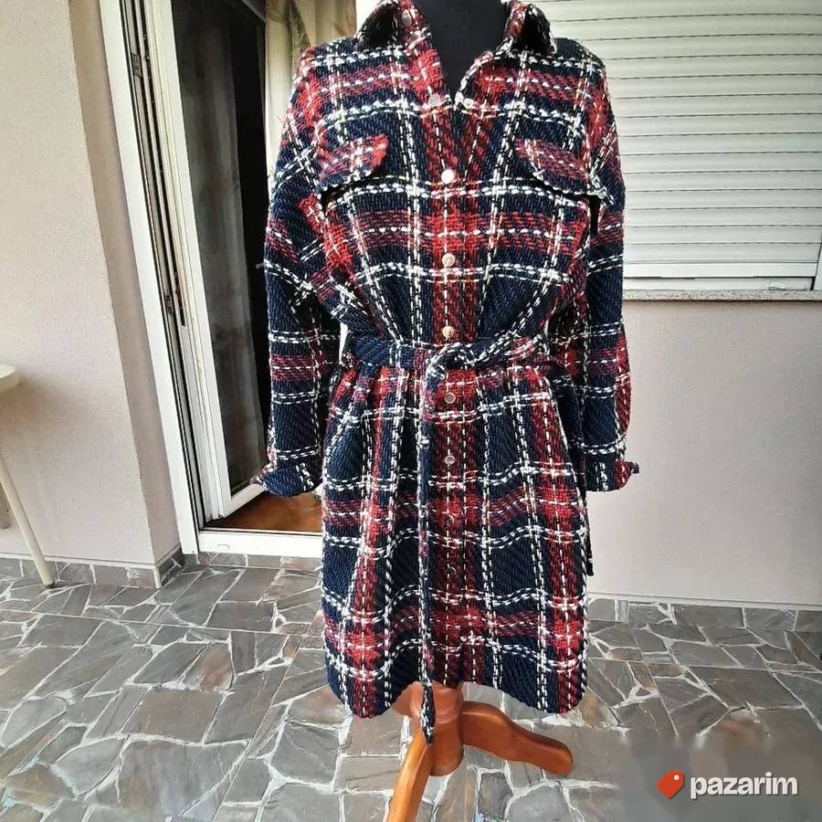 Jakna-košulja u karo dezenu br 36 2