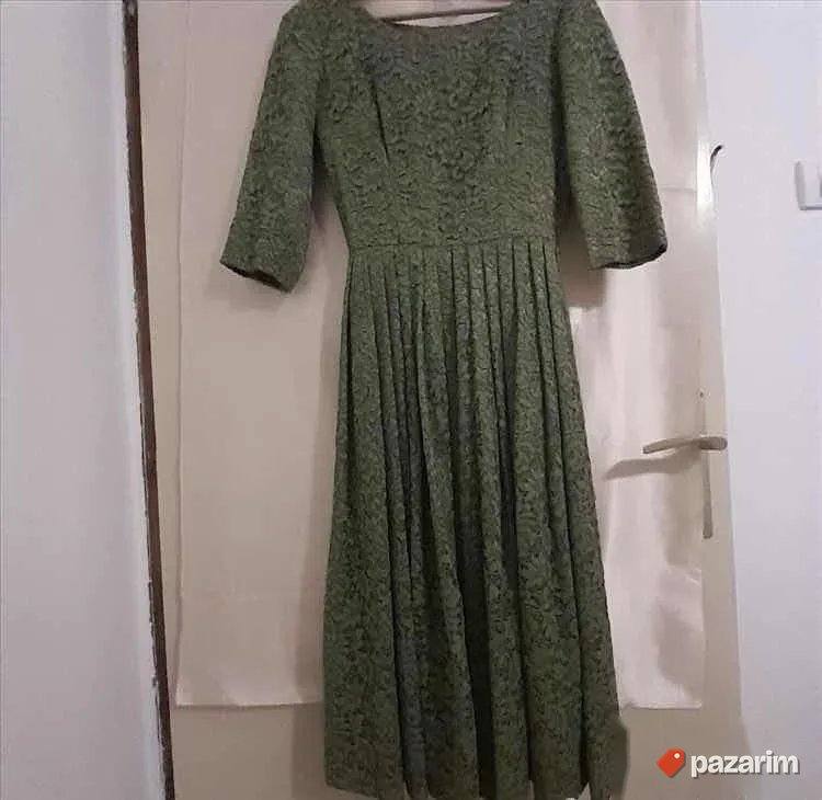 Čipkana haljina vel S 1