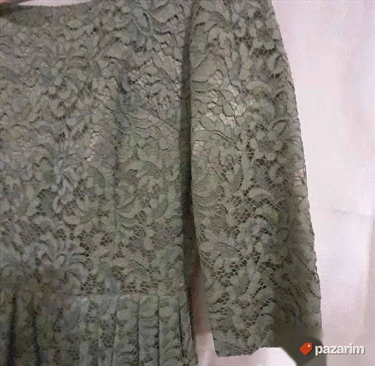 Čipkana haljina vel S 3