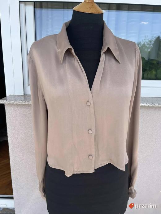 zara kosulja crop L