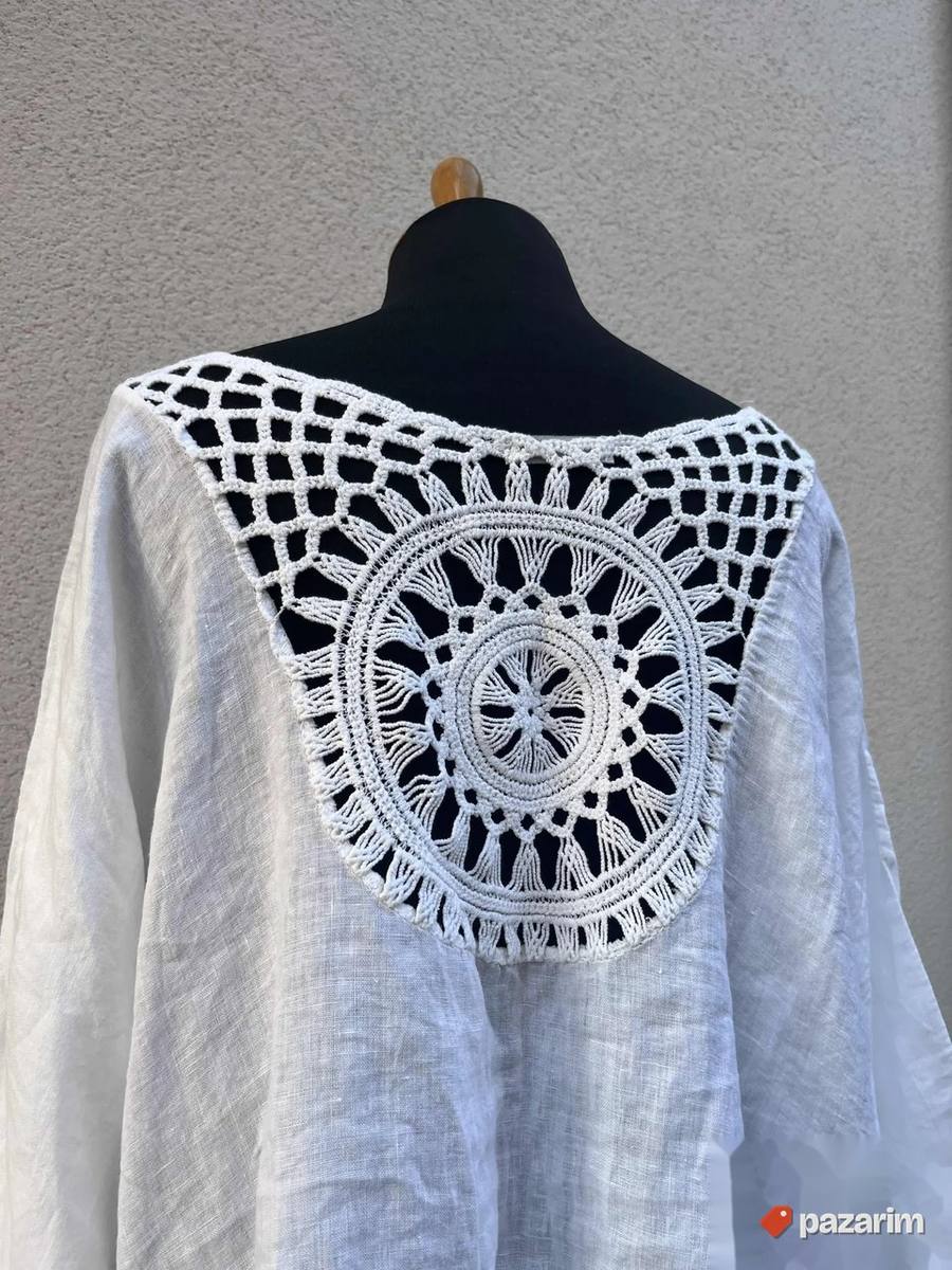 laneni ponco majica boho stil 5