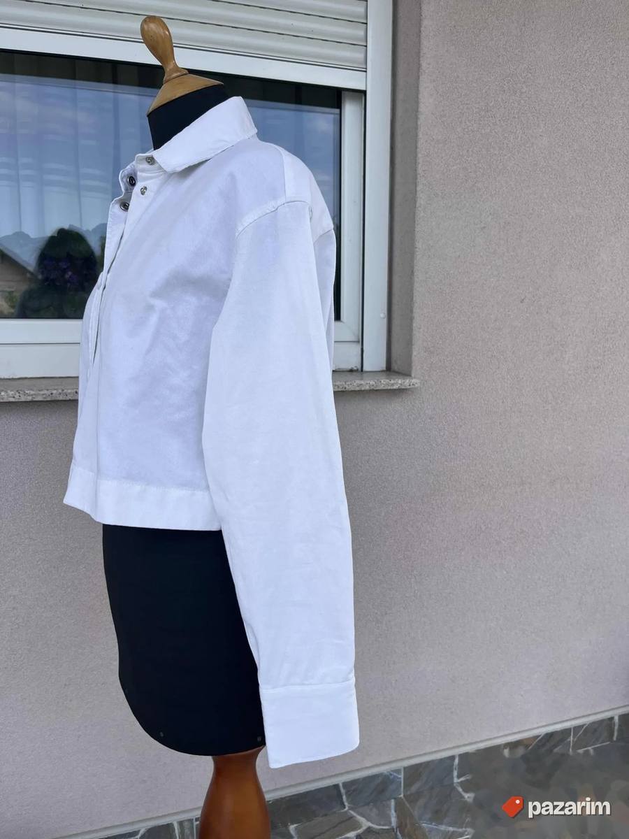 Zara kosulja jaknica bela XS 2