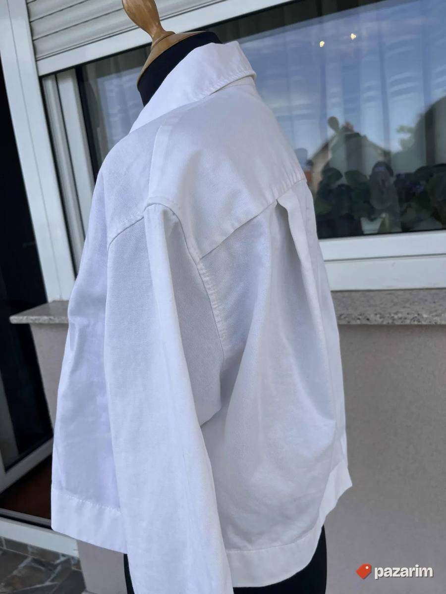 Zara kosulja jaknica bela XS 3