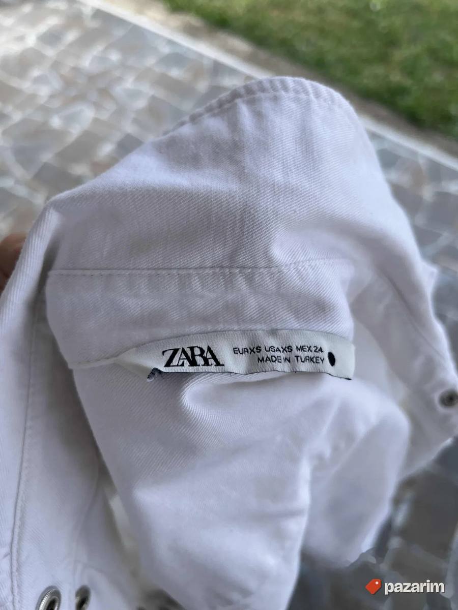 Zara kosulja jaknica bela XS 8