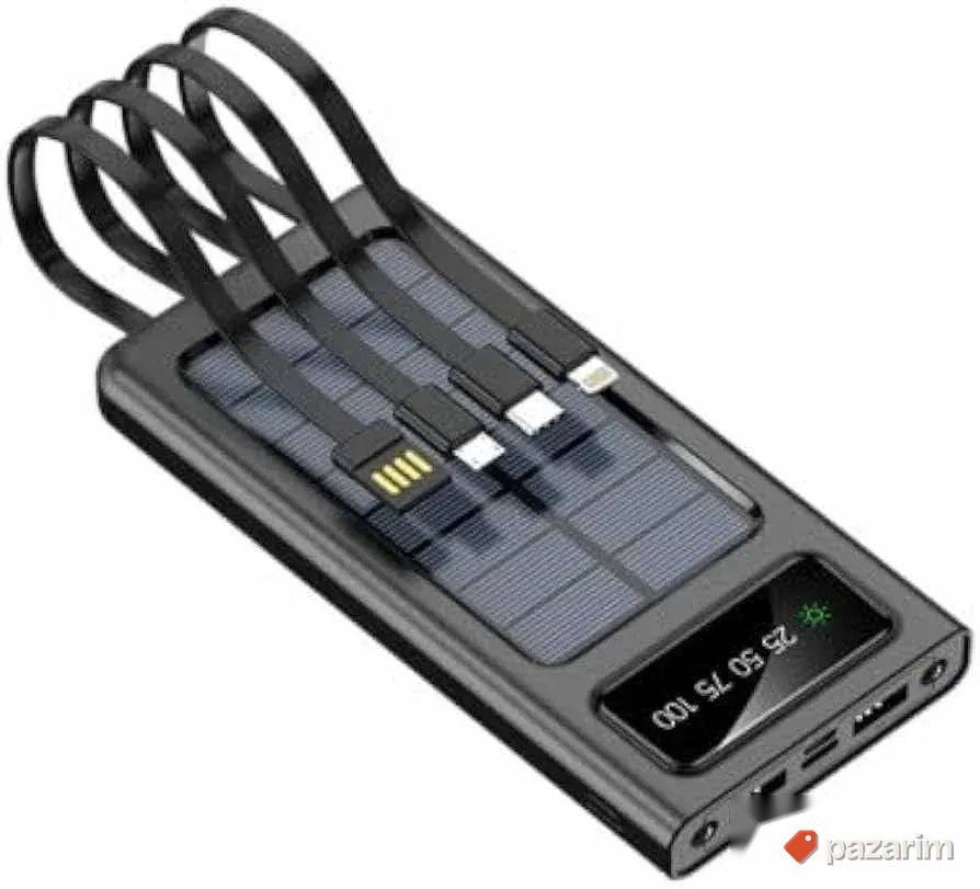 Solarni powerbank sa 4 kabla novo 2