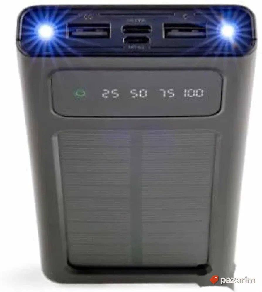 Solarni powerbank sa 4 kabla novo 4