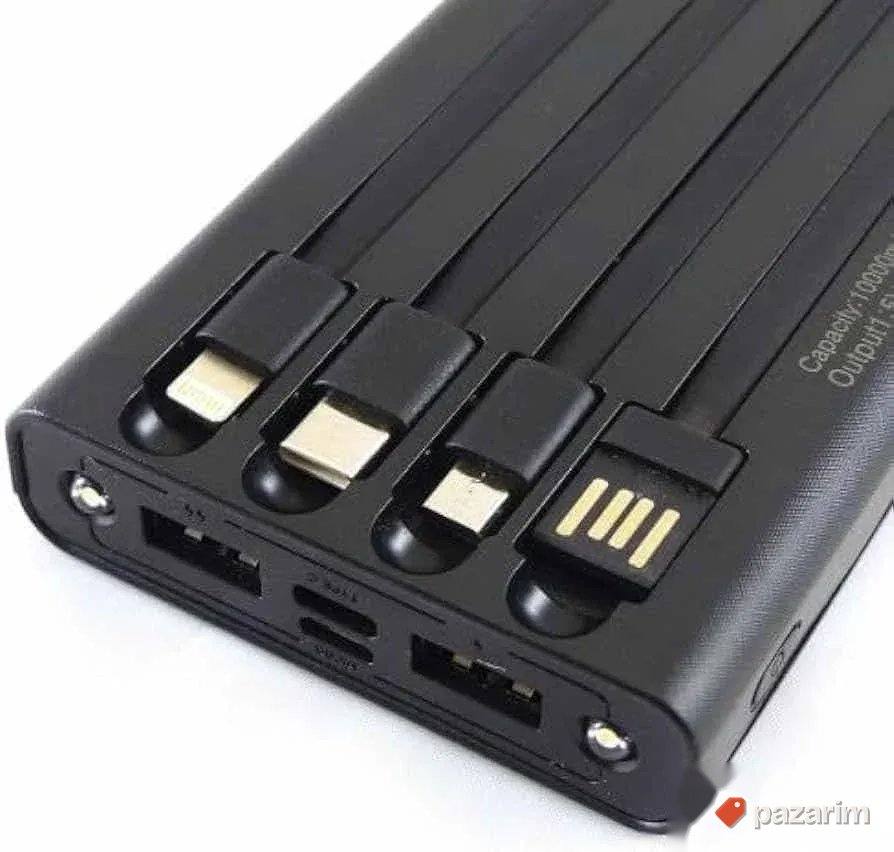 Solarni powerbank sa 4 kabla novo 5