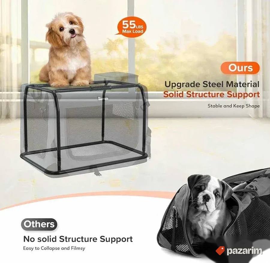 Torba za transport kucnih ljubimaca 61cm x 43cm x 43cm 2