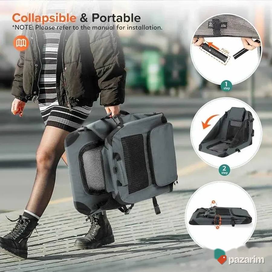 Torba za transport kucnih ljubimaca 61cm x 43cm x 43cm 5