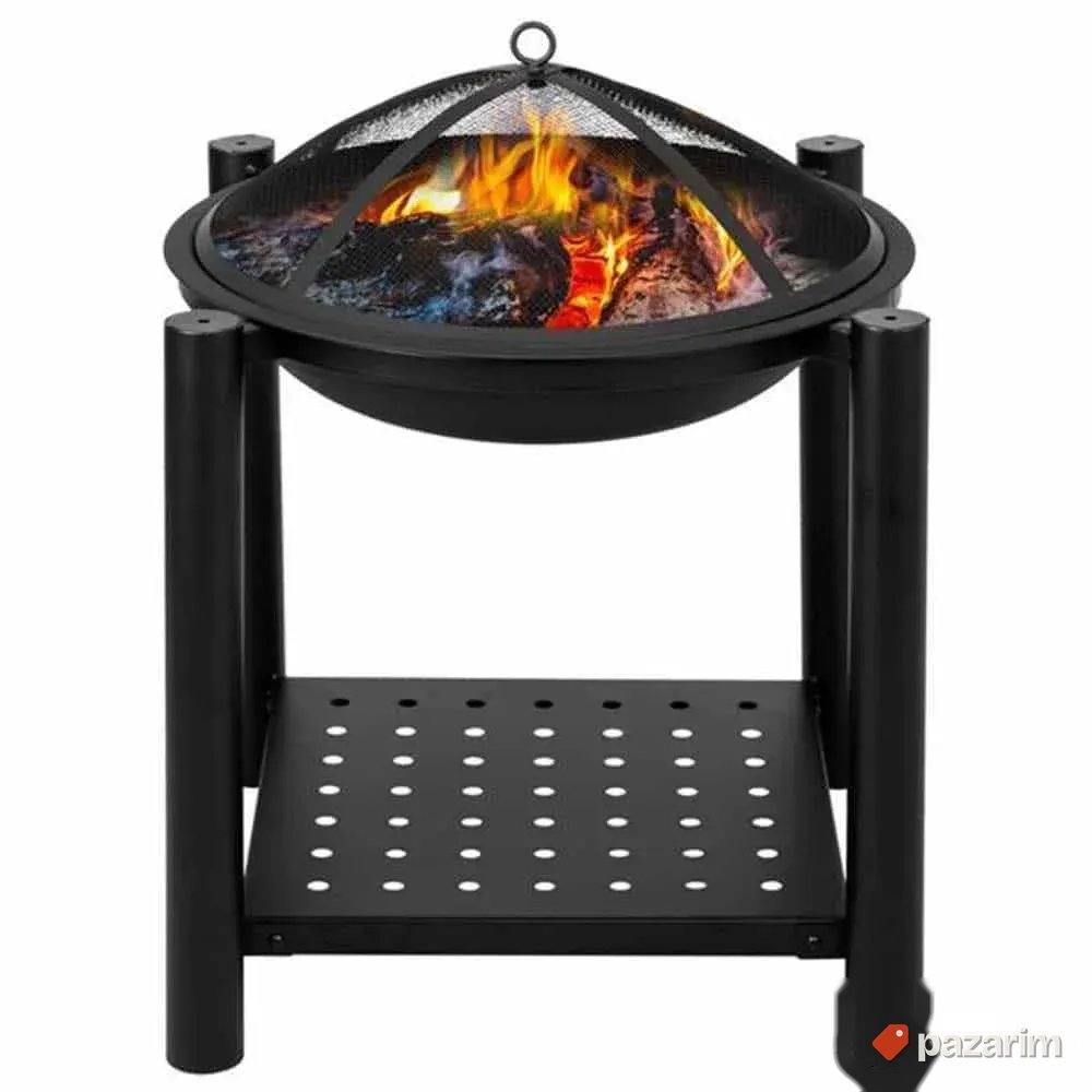 dekorativni kamin za. dvoriste bastu ili terasu 22" bbq 1