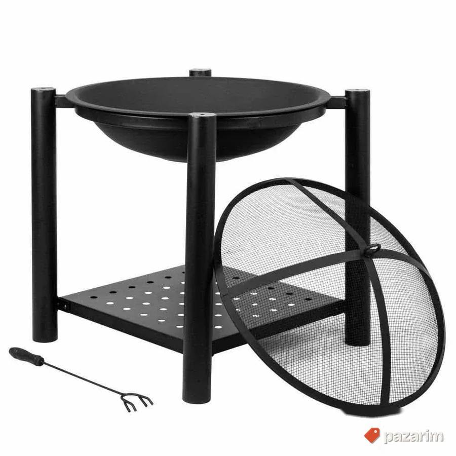 dekorativni kamin za. dvoriste bastu ili terasu 22" bbq 3