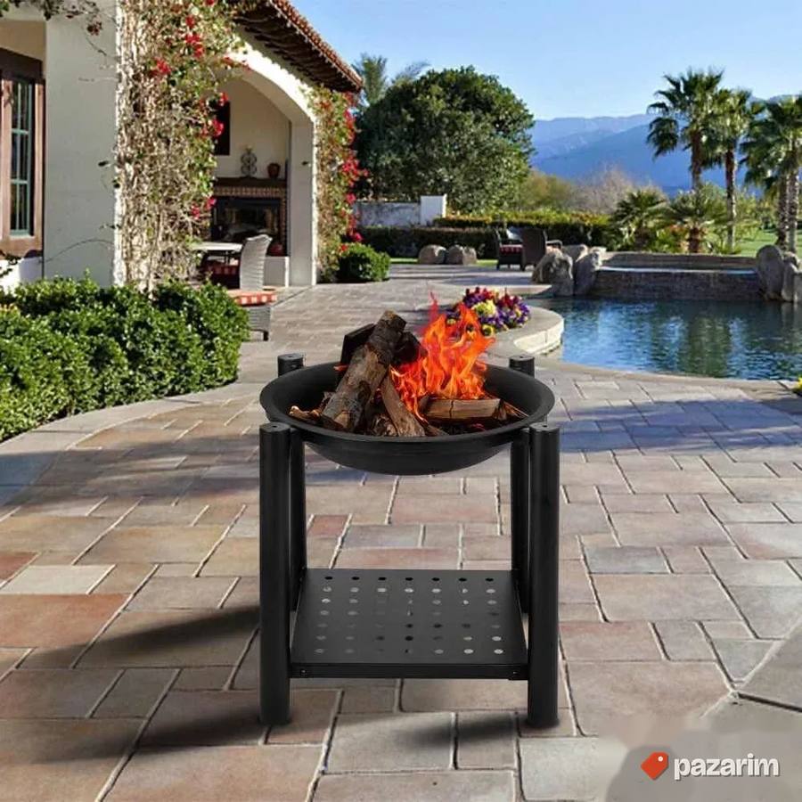 dekorativni kamin za. dvoriste bastu ili terasu 22" bbq 5