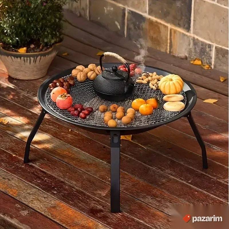 kamin bbq za dvoriste i bastu 55cm" potpuno nov 1