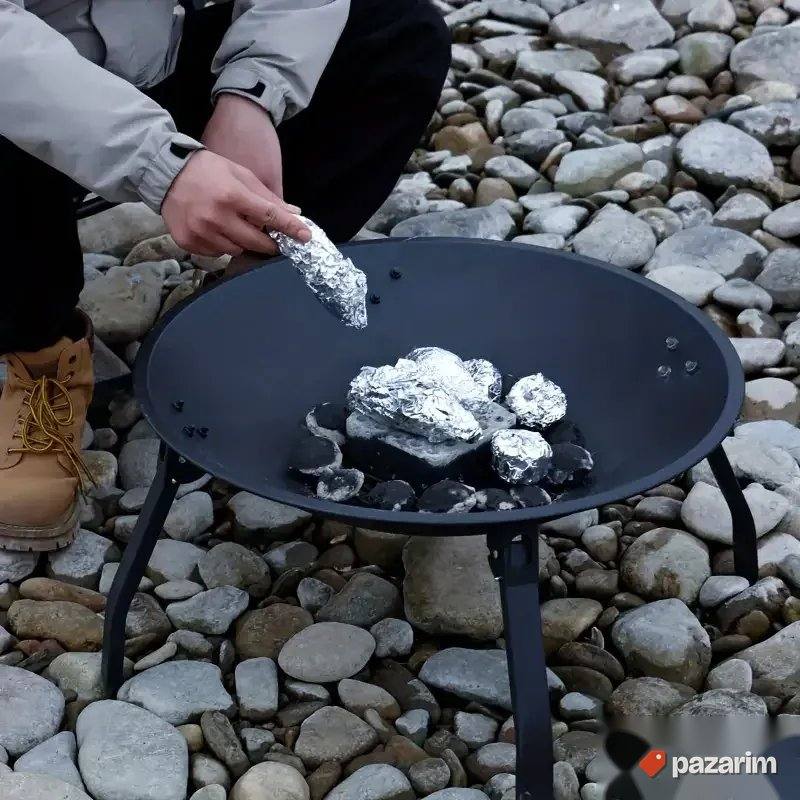 kamin bbq za dvoriste i bastu 55cm" potpuno nov 3