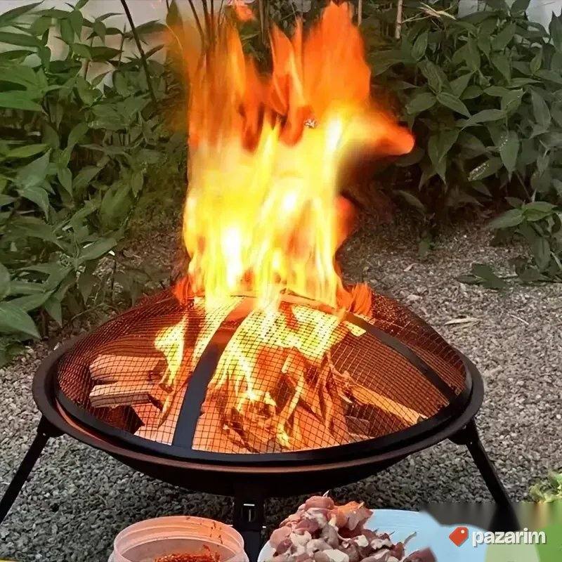 kamin bbq za dvoriste i bastu 55cm" potpuno nov 4