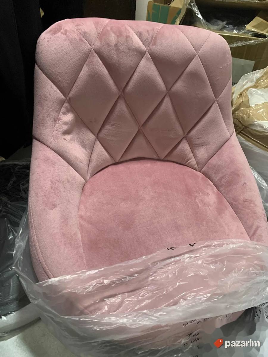 Roze barska visoka stolica plisana 2