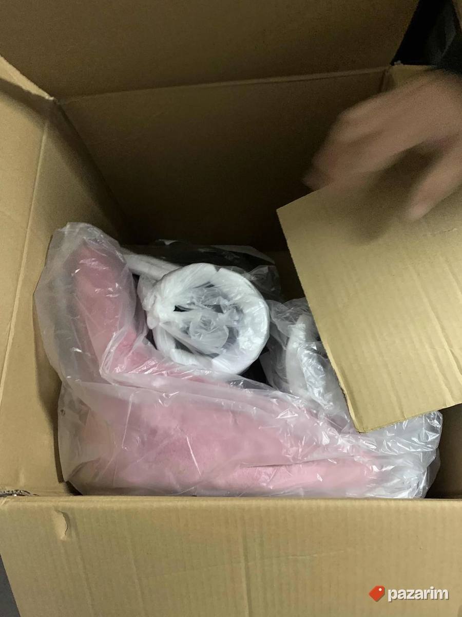 Roze barska visoka stolica plisana 4