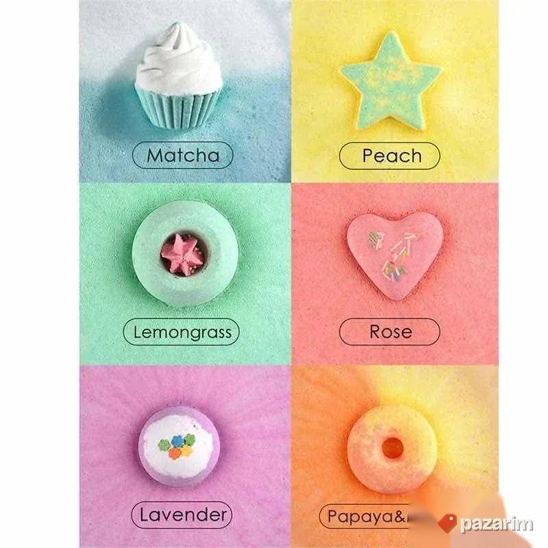 BathBomb mirisne kugle lopte za kupanje 6 komada vakum pakov 2