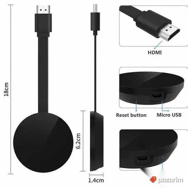 Bezicni HDMI Wi Fi tv Dongle G7s cromecast Mirascreen NOVO 5