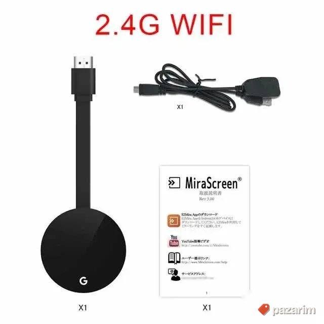 Bezicni HDMI Wi Fi tv Dongle G7s cromecast Mirascreen NOVO 7