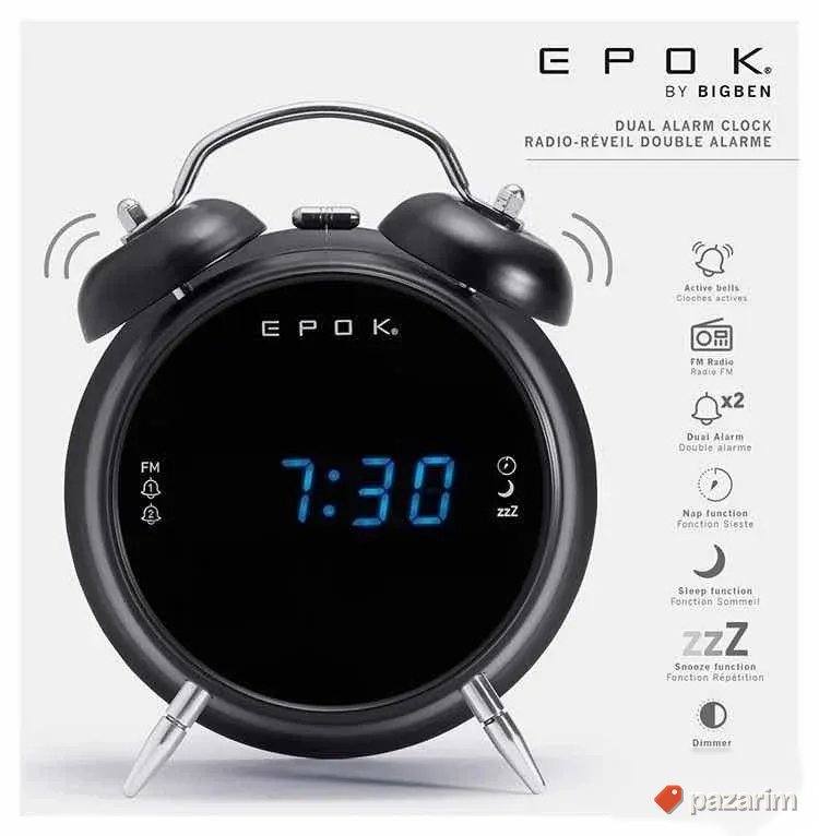 EPOK Big Ben sat budilnik sa radiom 3
