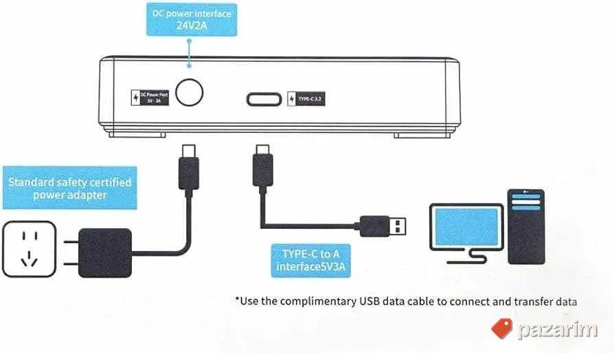 Lanq monitor stand rgb postolje za monitor povezuje se sa pc 5