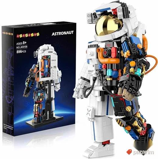 Figura astronaut za sklapanje 896 kocke novo