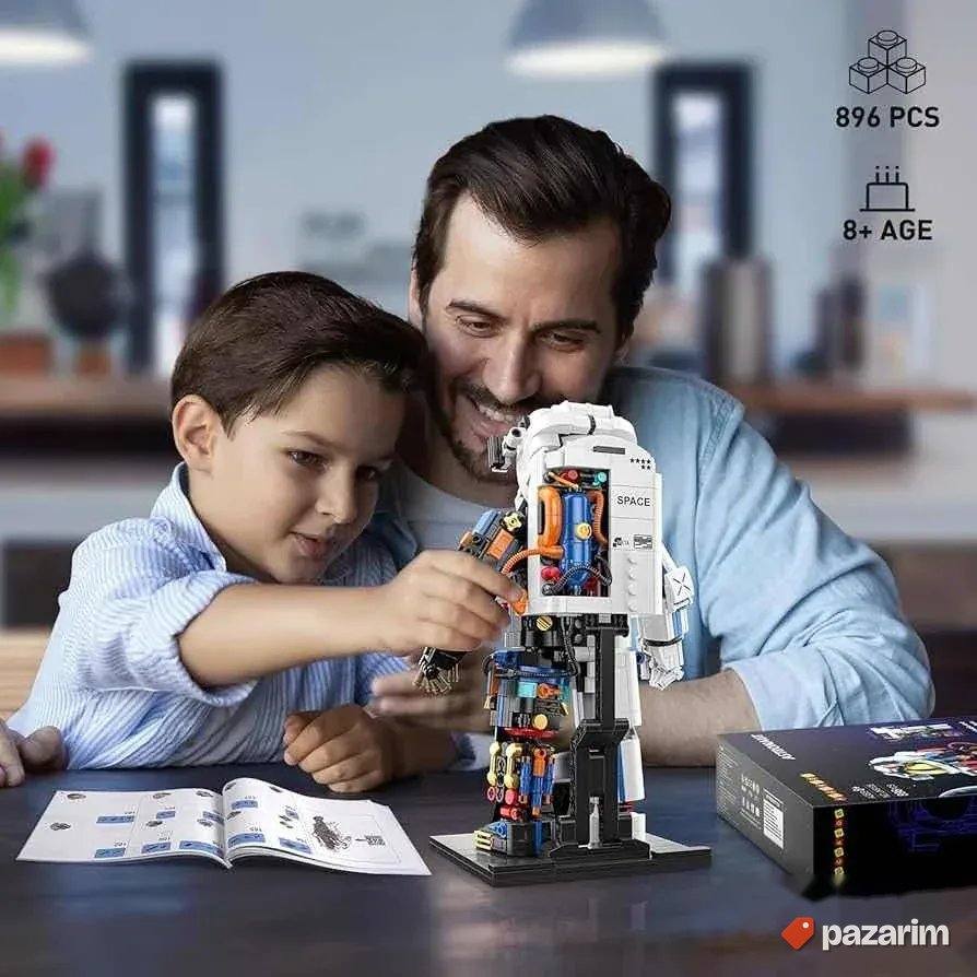 Figura astronaut za sklapanje 896 kocke novo 3